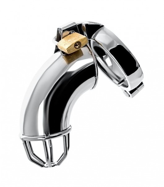 Серебристый мужской пояс верности TOYFA Metal - ToyFa - купить с доставкой в Копейске