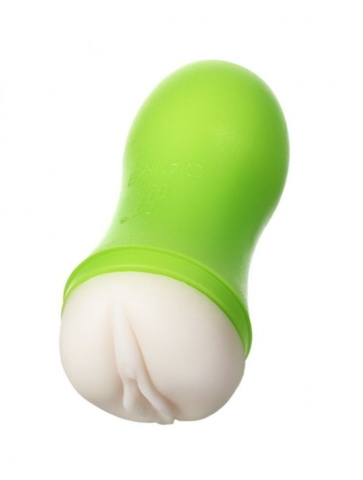 Мастурбатор-вагина A-Toys в зеленой колбе - A-toys - в Копейске купить с доставкой