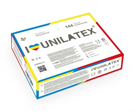 Разноцветные ароматизированные презервативы Unilatex Multifruits - 144 шт. - Unilatex - купить с доставкой в Копейске