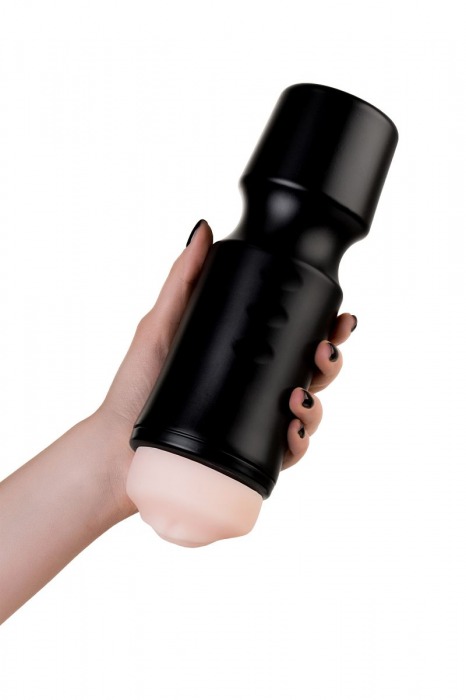 Мастурбатор-ротик A-Toys в черной колбе - A-toys - в Копейске купить с доставкой