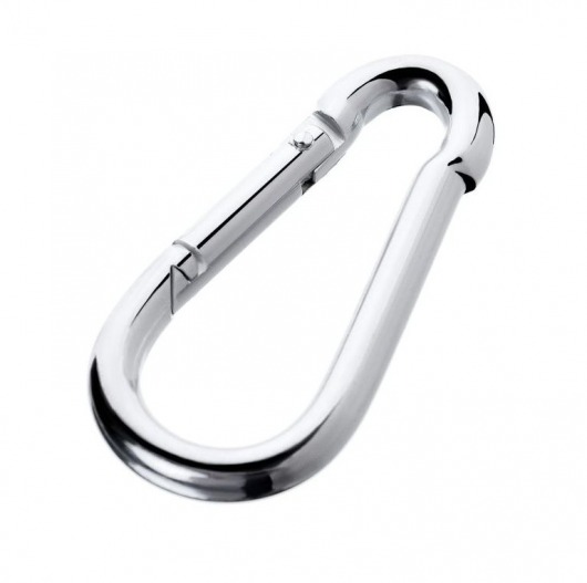 Серебристый карабин TOYFA Metal - ToyFa - купить с доставкой в Копейске