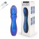 Синий вибромассажёр со спиралевидным рельефом - 14 см. - DAISY купить в Копейске с доставкой в Orgasmix.ru Синий вибромассажёр со спиралевидным рельефом - 14 см. - DAISY