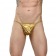 Мужские золотистые трусы-стринги - La Blinque купить с доставкой Мужские золотистые трусы-стринги - La Blinque купить с доставкой