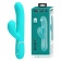 Мятный вибратор-кролик с пульсацией Perdita - 22,8 см. - Baile купить в Копейске с доставкой в Orgasmix.ru Мятный вибратор-кролик с пульсацией Perdita - 22,8 см. - Baile